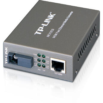 MC112CS TP-LINK MC112CS Fast Ethernet Media Converter, 20km SM Simplex SC Fiber, Tx/Rx=1310nm/1550nm